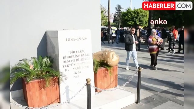 Mersin'de Atatürk Büstüne Saldırı: Şahıs Gözaltına Alındı