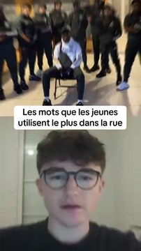 Les mots que les jeunes utilisent le plus dans la rue #rue #language #cité #classement