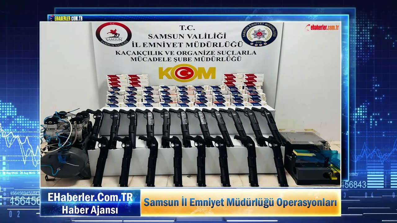 Samsun İl Emniyet Müdürlüğü Operasyonları