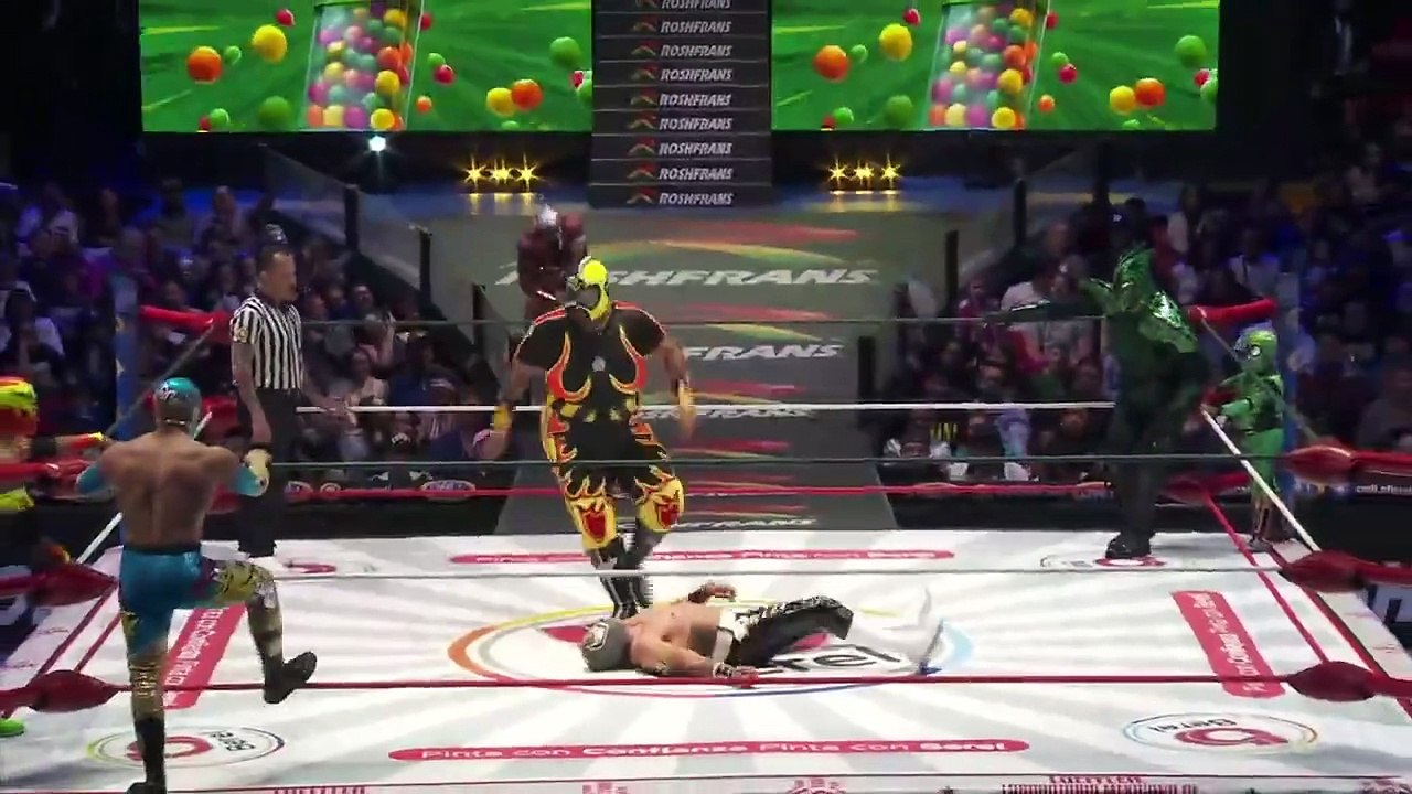 Fuego, Valiente Jr., Volcano vs Crixus, Kráneo, Vegas