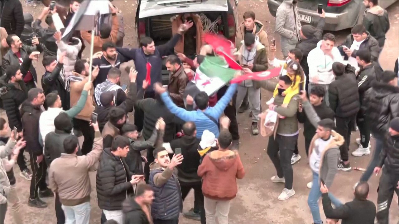 Syrians living in Turkish capital celebrate rebel takeover of Damascus