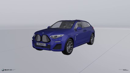 BMW X11 CONCEPT CAR NEW PRESENTATION - COBALT OCEAN