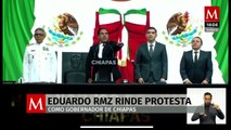 Así fue la toma de protesta de Eduardo Ramírez como gobernador de Chiapas