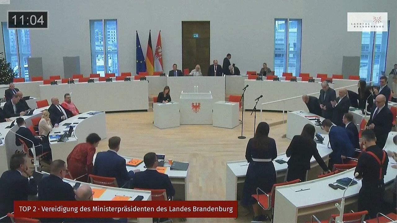 Woidke als Brandenburger Ministerpräsident bestätigt - im zweiten Wahlgang