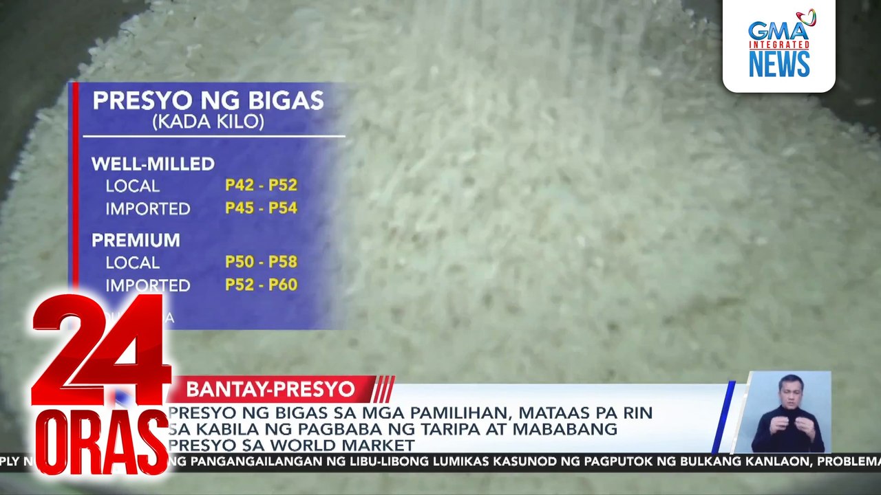 Pagbalik ng kapangyarihan ng NFA na gumawa ng mga hakbang para mapababa ang presyo ng bigas, hiniling ng DA sa Kongreso | 24 Oras