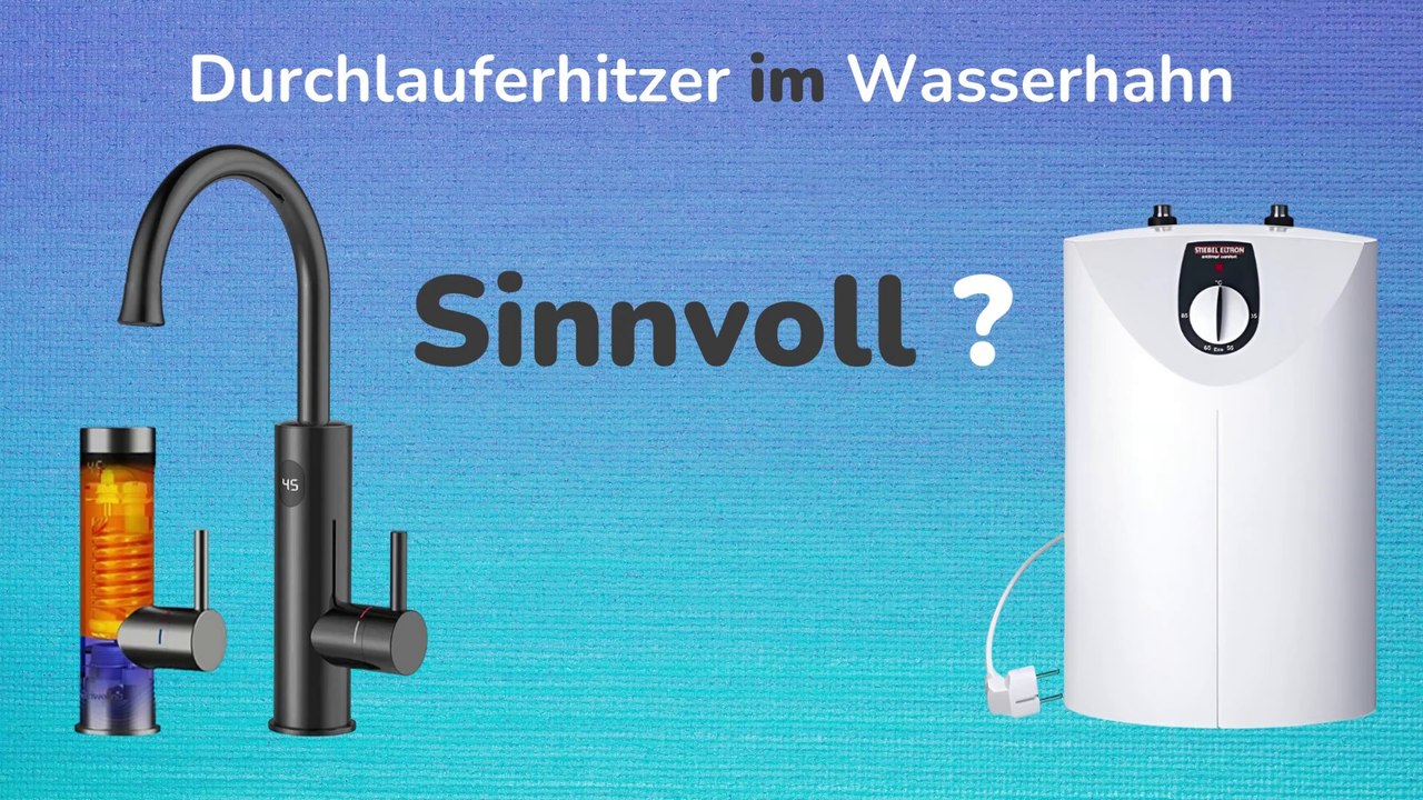 Durchlauferhitzer im Wasserhan