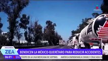 Bendicen la autopista México-Querétaro para reducir los asaltos y accidentes