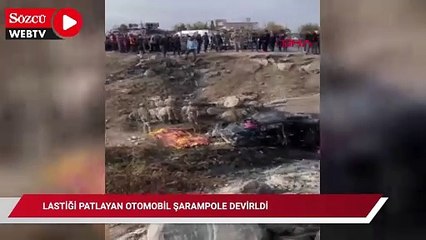 Lastiği patlayan otomobil şarampole devrildi: 1 ölü, 5 yaralı
