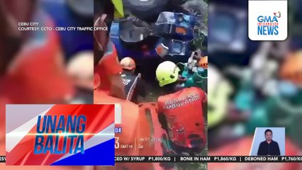 Sasakyan, nahulog sa bangin; mag-asawa, sugatan | Unang Balita