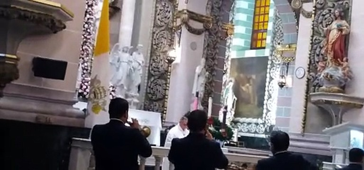 Mariachi en la Catedral Basílica de la Inmaculada Concepción, Mazatlán, 8 de diciembre de 2024