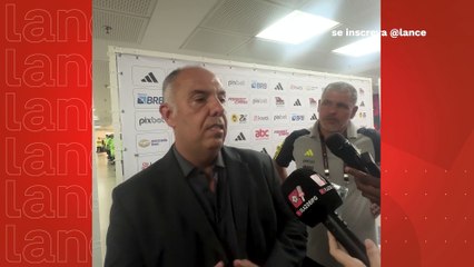 Marcos Braz sobre abraço em Gabigol: "Reconhecimento da minha importância"