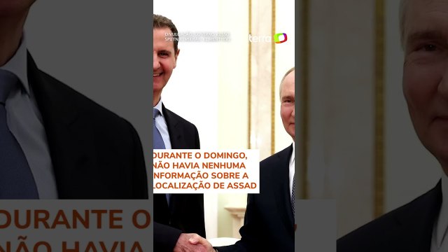 Bashar al-Assad, ditador sírio, está em Moscou, dizem agências de notícias russas #shorts