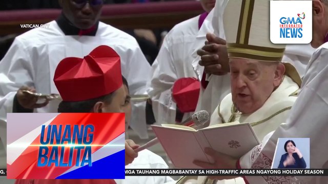 CBCP President at Kalookan Bishop Pablo David, pormal nang itinalaga ni Pope Francis bilang Cardinal | Unang Balita