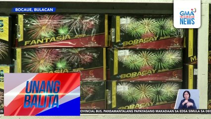 Presyo ng paputok, mas mababa ngayon kompara noong isang taon | Unang Balita