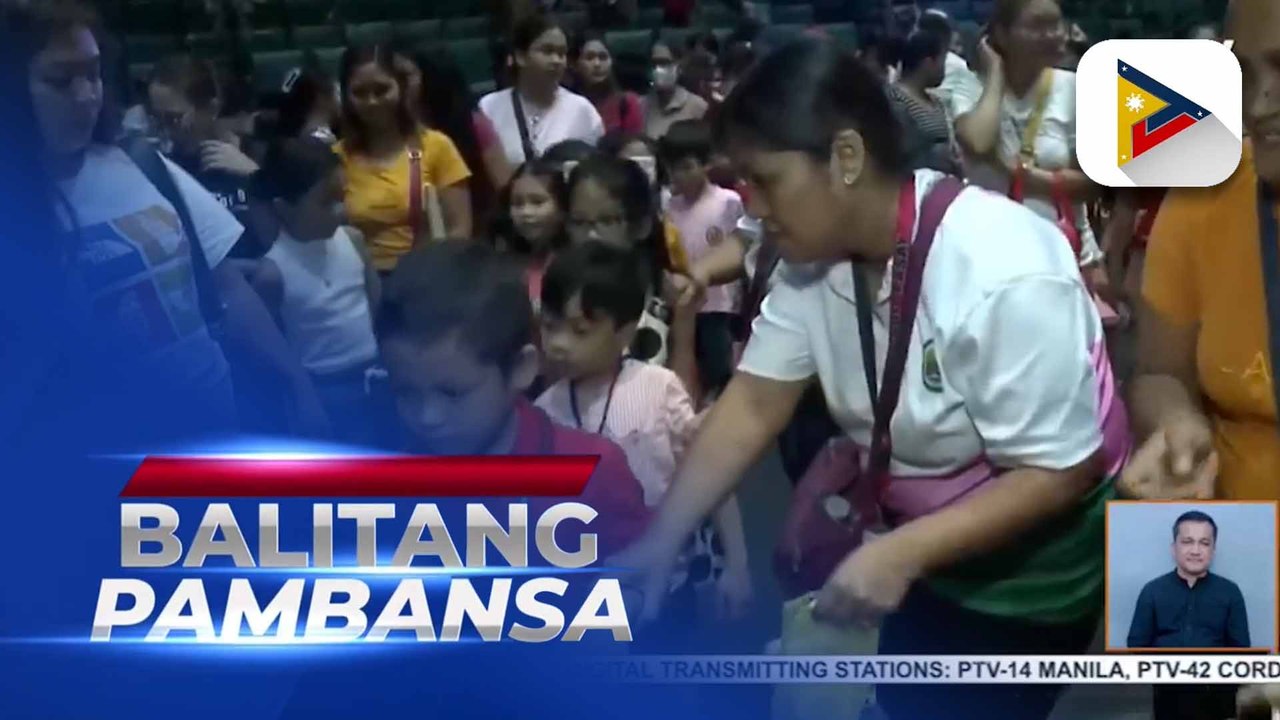 Nasa 1,500 bata sa Pasay City, nakatanggap ng regalo sa ilalim ng "Balik Sigla, Bigay Saya" gift-giving activity