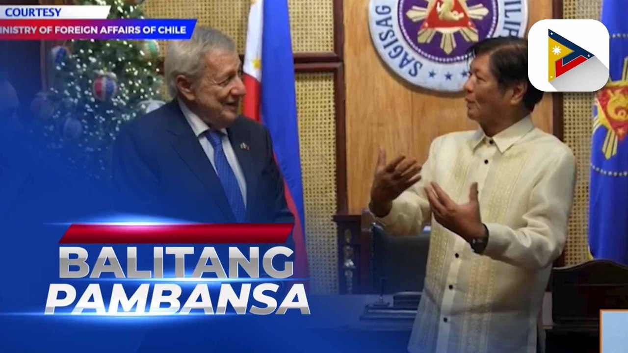 PBBM, tiwalang lalakas pa ang alyansa ng PH at Chile sa pagbisita ni Chilean Foreign Minister Alberto Van Klaveren