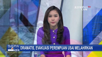 Dramatis! Momen Damkar Evakuasi Ibu Melahirkan di Tambora, Pakai Tandu Lewat Gang Sempit