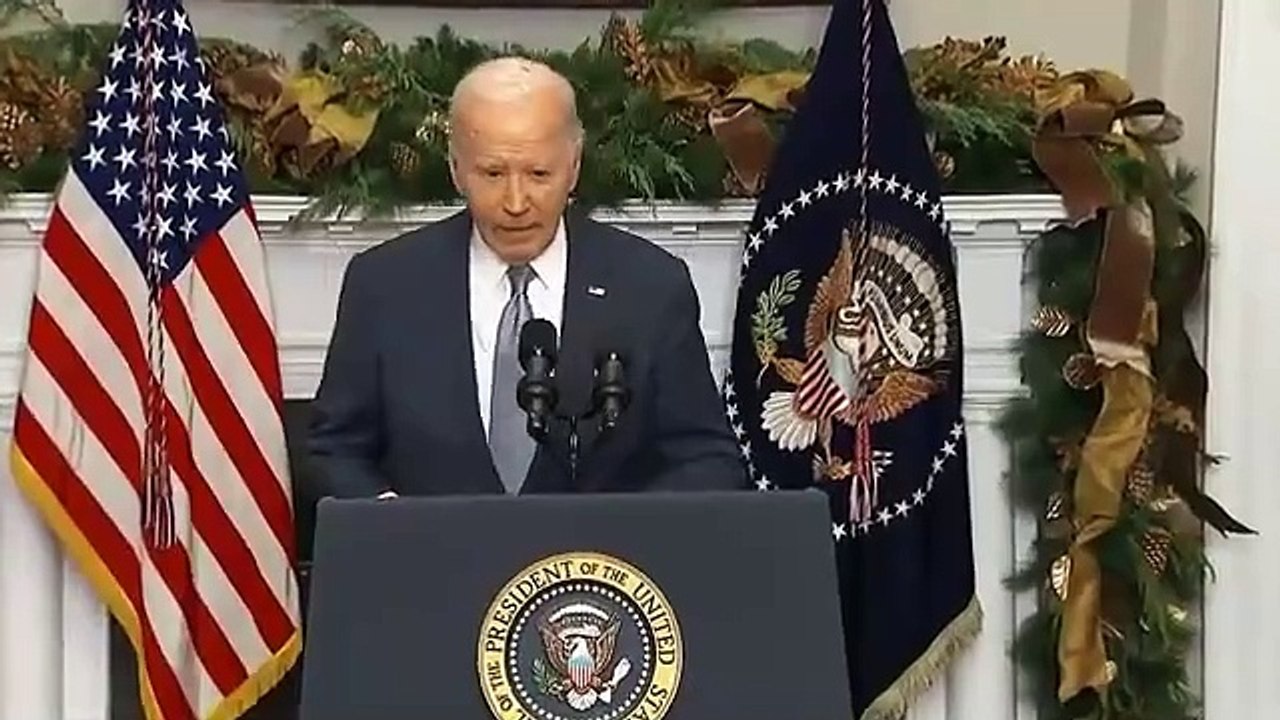 President Joe Biden delivers remarks on developments from Syria ( December .8.2024)