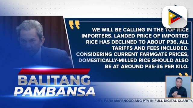 Top rice importers sa bansa, pahaharapin sa pagdinig ng House Quinta-Committee