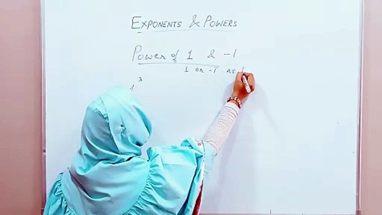 Exponents & Powers (PART 5)  - Maths