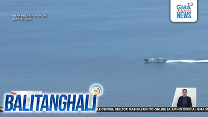 Crew ng BRP Datu Tamblot, sumakit ang mga mata matapos tutukan ng laser ng hindi pa matukoy na barko sa Hasa-Hasa Shoal | Balitanghali