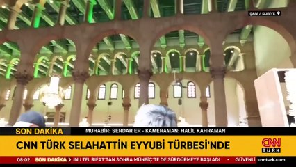 Rejim devrildi, Suriyeliler Emevi Camii'ne akın etti!