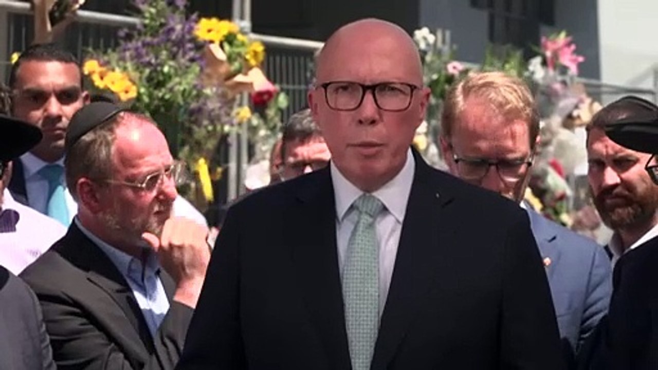 Dutton addresses Adass synagogue firebombing