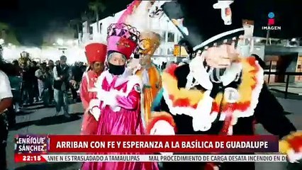 Peregrinos arriban con fe y esperanza a la Basílica de Guadalupe