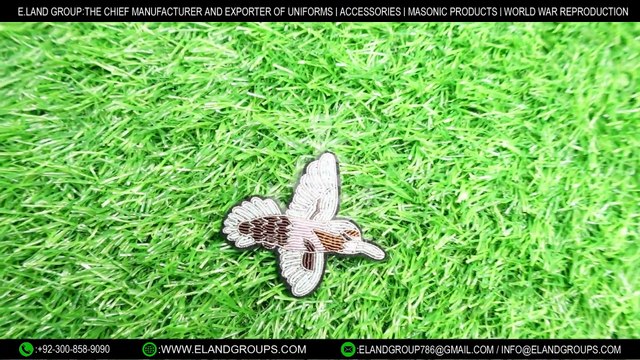 Handmade Embroidered Wire Bullion Brooches, Bullion Brooch Supplier and Manufacturer