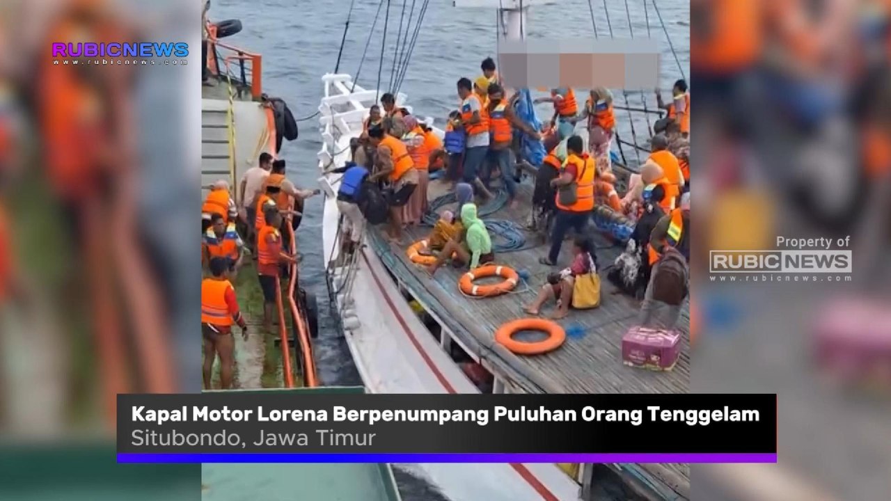 Kapal Motor Lorena Berpenumpang Puluhan Orang Tenggelam di Perairan Situbondo, Seperti Ini Kronologinya