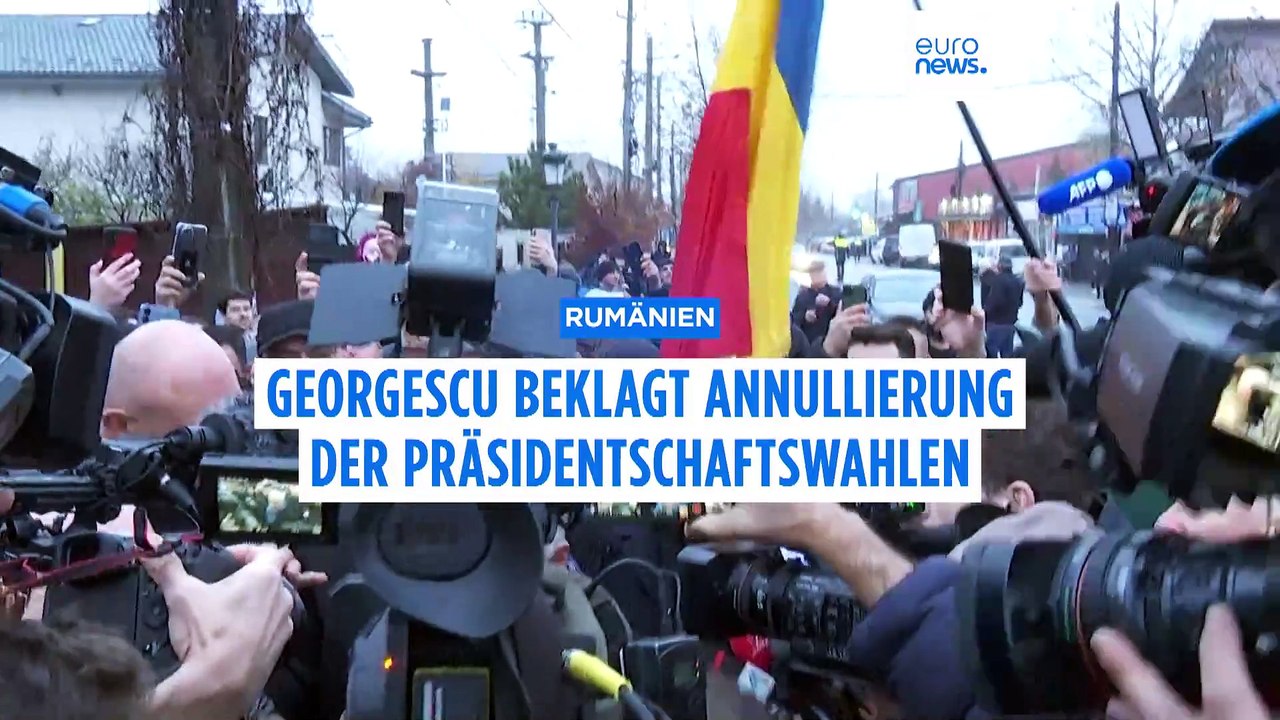 Präsidentschaftskandidaten in Rumänien protestieren gegen Annulierung der Wahl