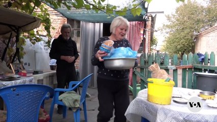 Ukrainian Couple Tends to Abandoned Animals in War-Torn Orikhiv