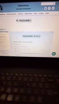 TISS Master of Arts in Women's Studies cut off