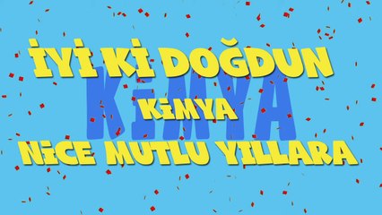 İyi ki doğdun KİMYA - İsme Özel Ankara Havası Doğum Günü Şarkısı (FULL VERSİYON) (REKLAMSIZ)