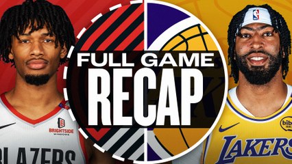 Game Recap: Lakers 107, Trail Blazers 98