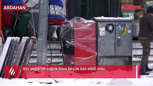 Kar yağışı ve soğuk hava birçok ilde etkili oldu