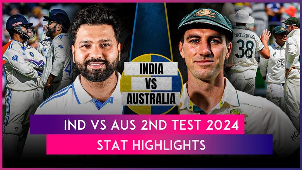 IND vs AUS 2nd Test 2024-25 Stat Highlights: Australia Beat India By 10 Wickets, Level Series 1-1