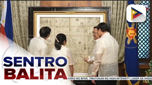 PBBM at FL Liza Marcos, pormal na tinanggap ang unang scientific map ng Pilipinas
