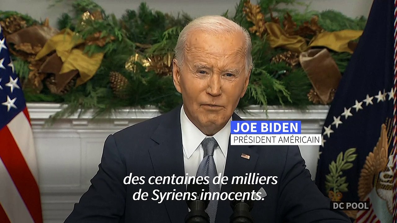 La chute de Bachar al-Assad représente une "opportunité historique" pour les Syriens (Biden)