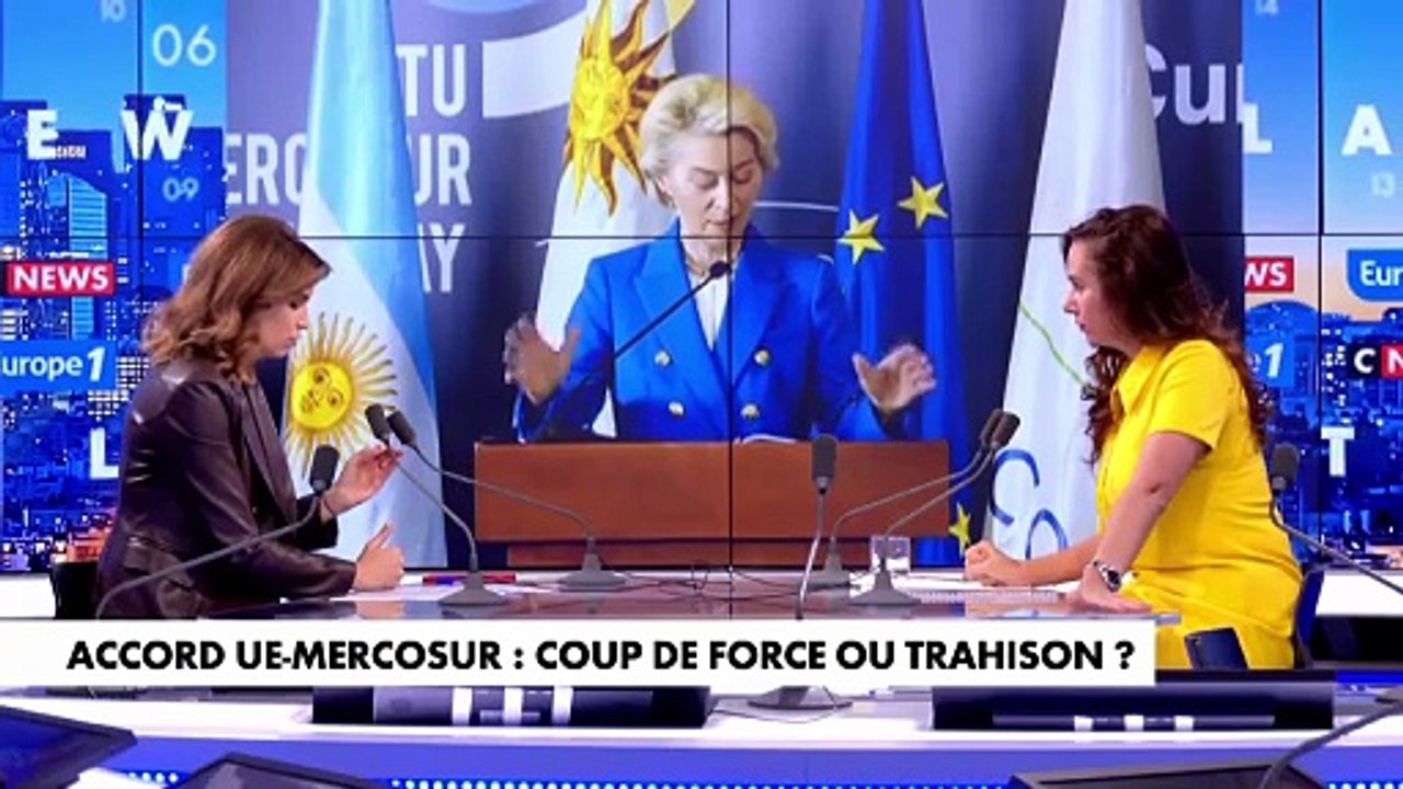 EXTRAIT - «Ursula von der Leyen profite de la crise politique de la France», affirme Sarah Knafo