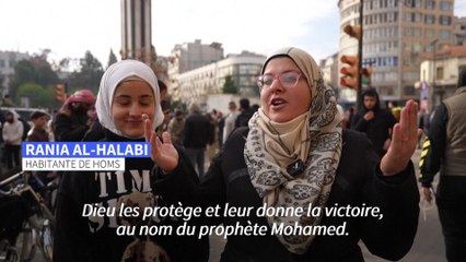 Les Syriens célèbrent la chute de Bachar al-Assad