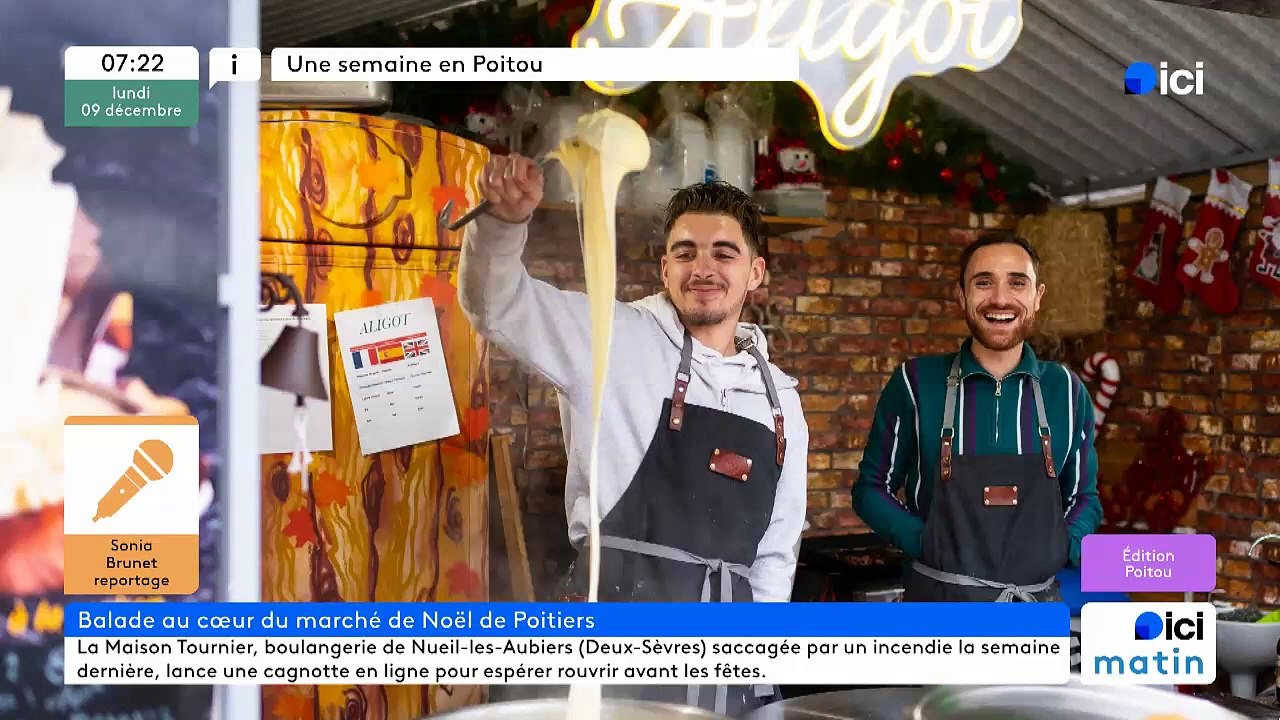 09/12/2024 - ICI Matin France Bleu Poitou en vidéo