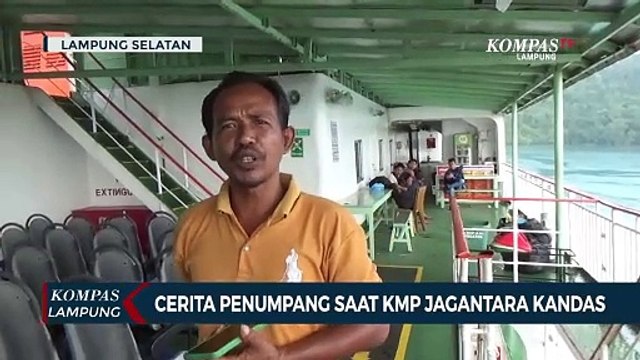 KMP Jagantara Kandas, Penumpang: Nyangkut Karang, Kabut Tebal!