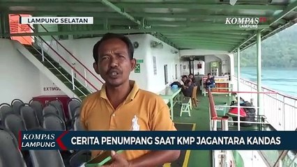 KMP Jagantara Kandas, Penumpang: Nyangkut Karang, Kabut Tebal!