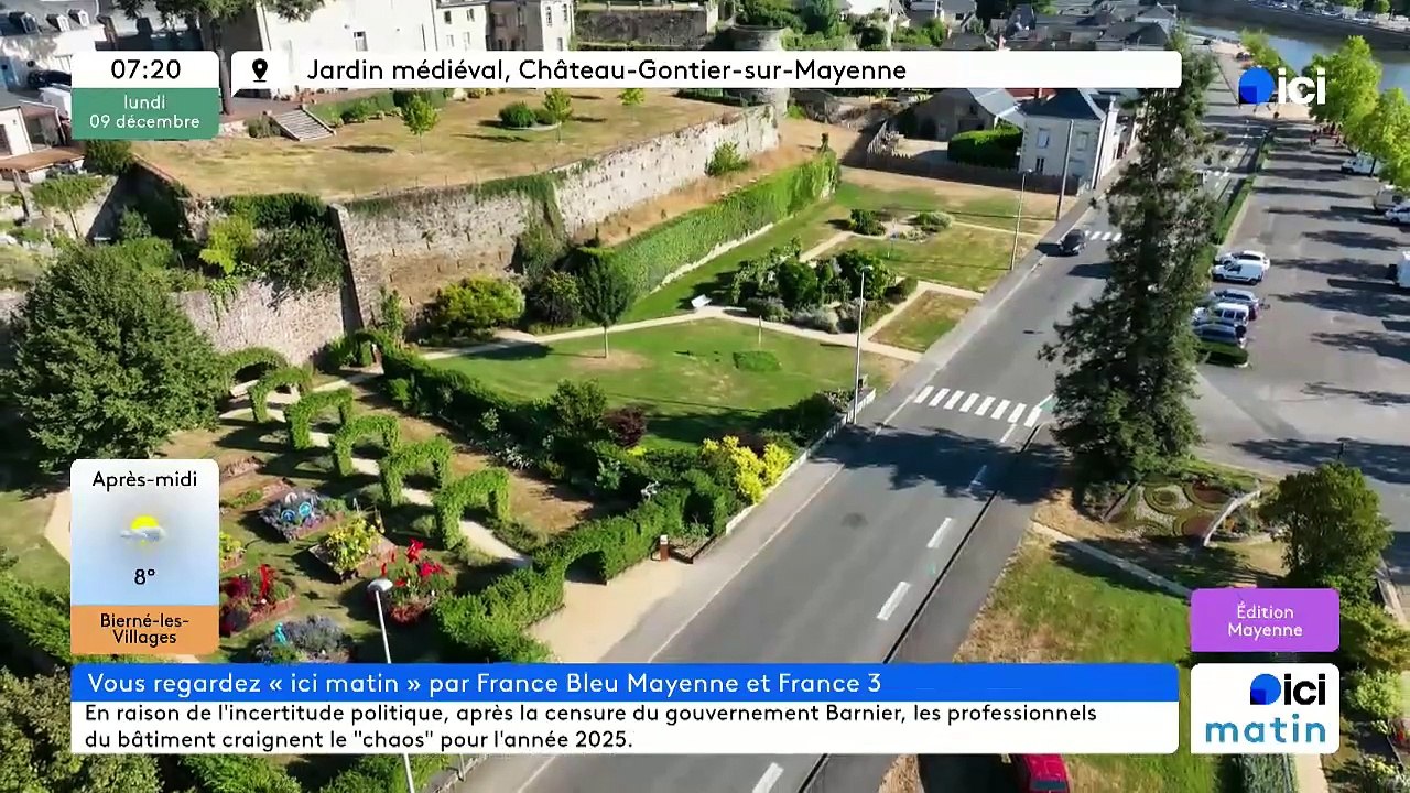 09/12/2024 - ICI Matin France Bleu Mayenne en vidéo