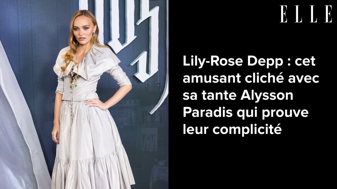 Lily-Rose Depp : cet amusant cliché avec sa tante Alysson Paradis qui prouve leur complicité