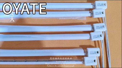 1500w 440mm SK15 Ir Lamp Halogen Infrared Heat Lamp For PET blowing machine