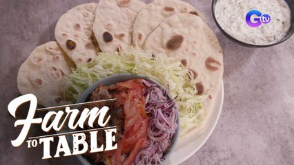 Chef JR Royol makes Gyro Sandwich with Homemade Naan! | Farm To Table