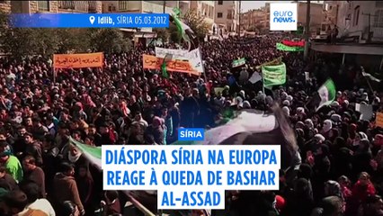 "Estou feliz": diáspora síria na Europa reage à queda de Bashar al-Assad