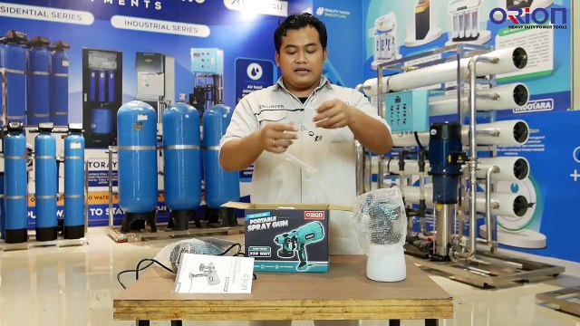 REVIEW DAN UNBOXING MESIN ALAT SEMPROT CAT ELEKTRIK - ORION SPRAY GUN ESG-CX31-380
